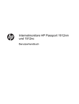 HP Passport 1912nm 18.5-inch Internet Monitor Benutzerhandbuch