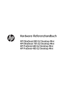 HP EliteDesk 800 65W G2 Desktop Mini PC Referenzhandbuch