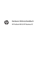 HP ProDesk 498 G3 Microtower PC Referenzhandbuch