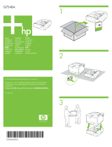 HP LaserJet 500-sheet Input Tray Benutzerhandbuch