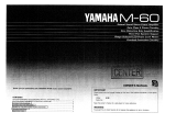 Yamaha M-60 Bedienungsanleitung