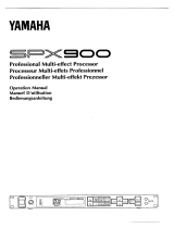 Yamaha SPX900 Bedienungsanleitung