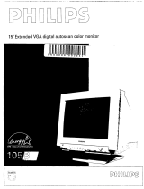 Philips Computer Monitor 105B Benutzerhandbuch
