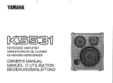 Yamaha Musical Instrument Amplifier KS531 Benutzerhandbuch