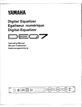 Yamaha Stereo Equalizer DEQ7 Benutzerhandbuch