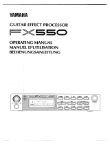 Yamaha DJ Equipment FX550 Benutzerhandbuch