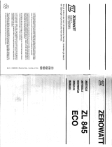 Zerowatt LSZL845ECO/1 Benutzerhandbuch