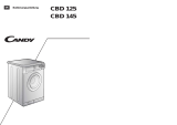 Candy CBD 125-84 Waschmaschine Benutzerhandbuch