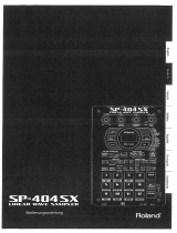 Roland SP-404SX Bedienungsanleitung
