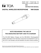 TOA WM-D5200 -C4/-C7/-G1/-H1 Benutzerhandbuch