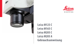 Leica Microsystems M125 C Benutzerhandbuch