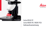 Leica Microsystems M165 FC Benutzerhandbuch