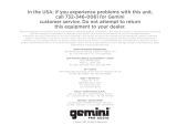 Gemini DRP-1 Benutzerhandbuch