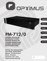 Optimus PM-712/0 Benutzerhandbuch