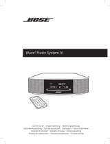 Bose WAVE MUSIC SYSTEM IV Bedienungsanleitung
