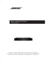 Bose ® Solo 10 series II TV sound system Bedienungsanleitung