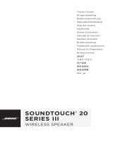 Bose soundtouch 20 seriesiii wireless music system Bedienungsanleitung
