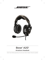 Bose A20® Aviation Headset Bedienungsanleitung