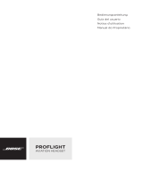 Bose ProFlight Aviation Headset Bedienungsanleitung
