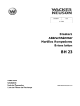 Wacker Neuson BH 23 Parts Manual