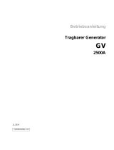Wacker Neuson GV2500A Benutzerhandbuch