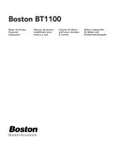 Boston Acoustics BT1100 Bedienungsanleitung