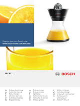 Bosch MCP72GPW Bedienungsanleitung