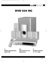 Clatronic DVD 534 HC Bedienungsanleitung