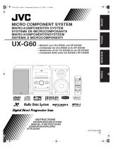 JVC UX-G60 Bedienungsanleitung