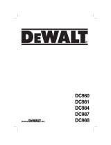 DeWalt dc981ka Bedienungsanleitung