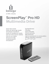 Iomega ScreenPlay Pro HD Multimedia Drive Bedienungsanleitung