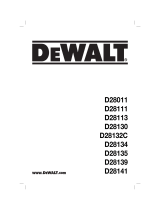 DeWalt D28134 Bedienungsanleitung