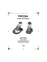 Topcom butler 4011 deluxe twin 1 handsets Bedienungsanleitung