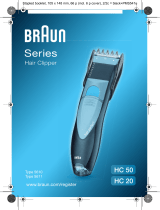 Braun HC50, HC20, Hair Clipper/Hair Perfect Benutzerhandbuch