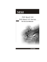MSI P43 NEO3 V2 Bedienungsanleitung