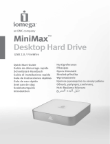 Iomega 33957 - MiniMax Desktop Hard Drive 1 TB External Bedienungsanleitung