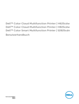 Dell H825cdw Cloud MFP Laser Printer Bedienungsanleitung