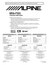 Alpine MRA-F355 Bedienungsanleitung