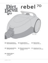 Dirt Devil rebel70 DD 7700 Bedienungsanleitung