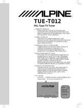 Alpine TUE-T012 Bedienungsanleitung