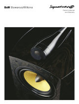 Bowers Wilkins SIGNATURE SCM Bedienungsanleitung