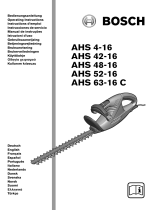 Bosch AHS 63-16 C Bedienungsanleitung