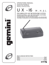 Gemini UX-16M Benutzerhandbuch