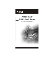 MSI P45D3 NEO3 Bedienungsanleitung