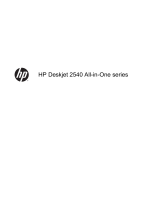 HP Deskjet Ink Advantage 2540 All-in-One Printer series Benutzerhandbuch