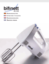 Bifinett BIFINETT KH 203 BATTEUR ELECTRIQUE Bedienungsanleitung