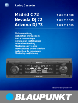 Blaupunkt Madrid C72 Bedienungsanleitung