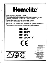 Homelite HB-390VI Bedienungsanleitung