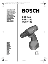 Bosch psr 1440 Bedienungsanleitung
