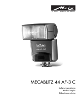 Metz mecablitz 44 AF-3 Canon Bedienungsanleitung